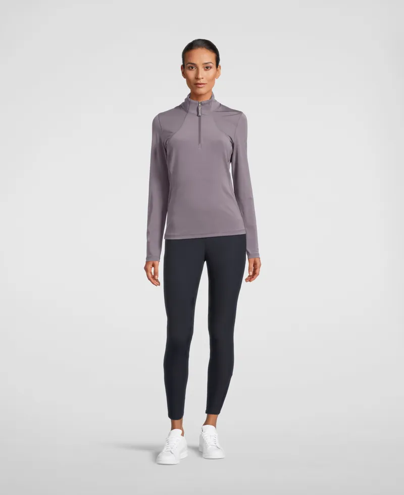 PS of Sweden Alessandra Half Zip Sweater Grey